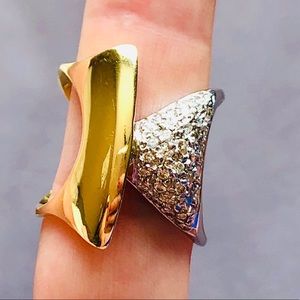 14K Gold & Diamond Openwork Ring